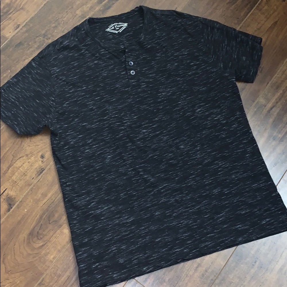 Black Henley Tee